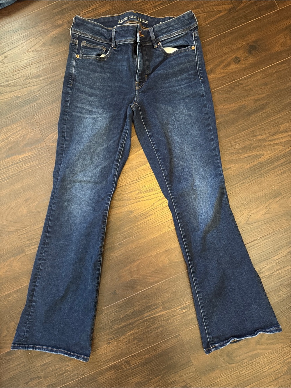 American Eagle Outfitters Dark Blue Flare Jeans
